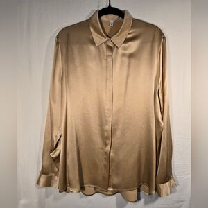 Lilysilk Luxury Gold Silk Blouse